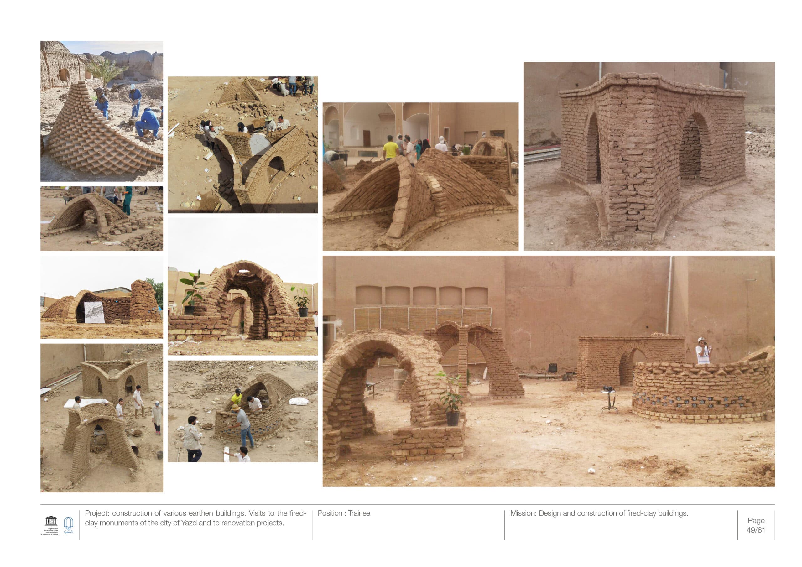 Earthen Construction Yazd, Iran