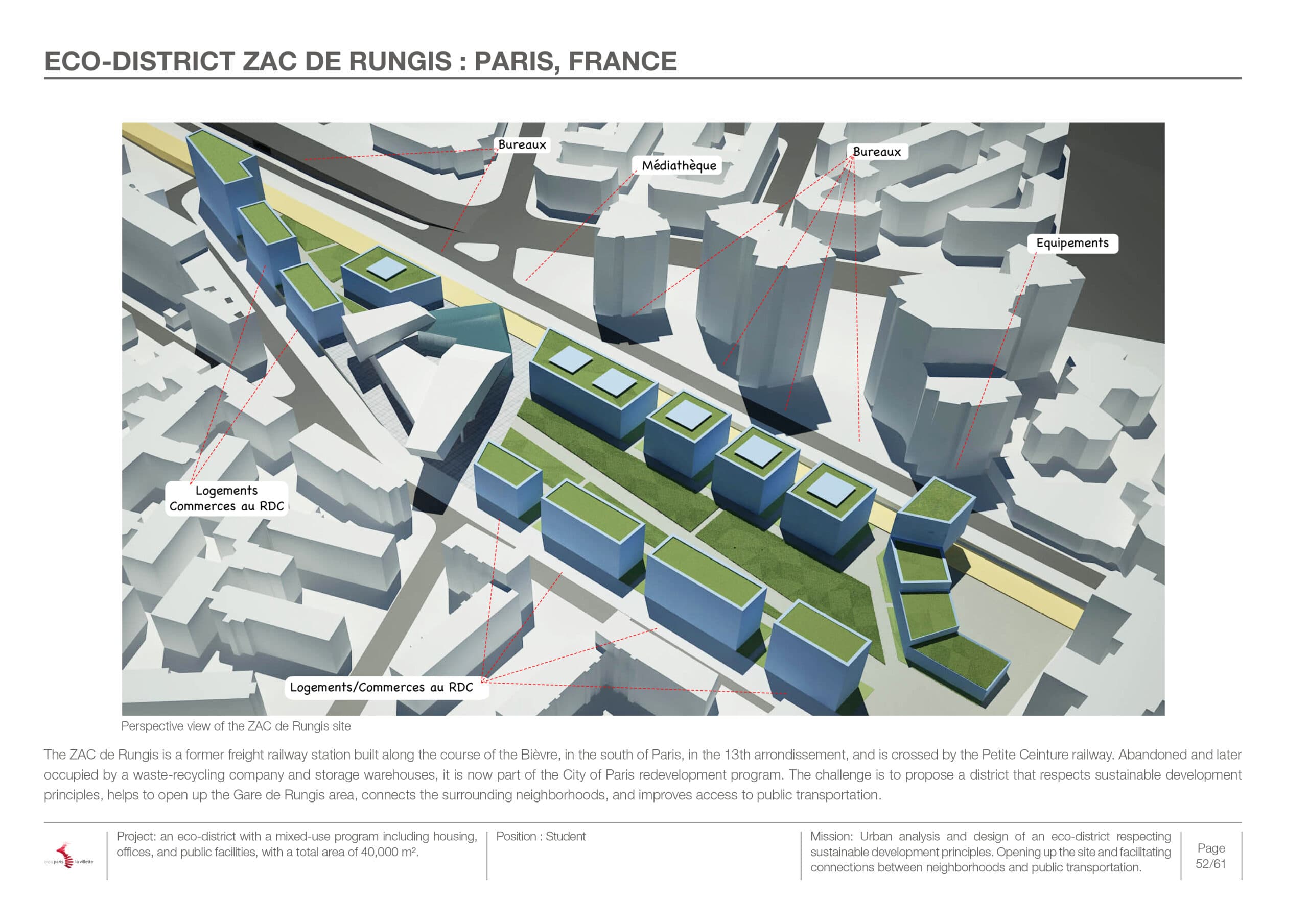 Eco District Of Rungis Paris, France