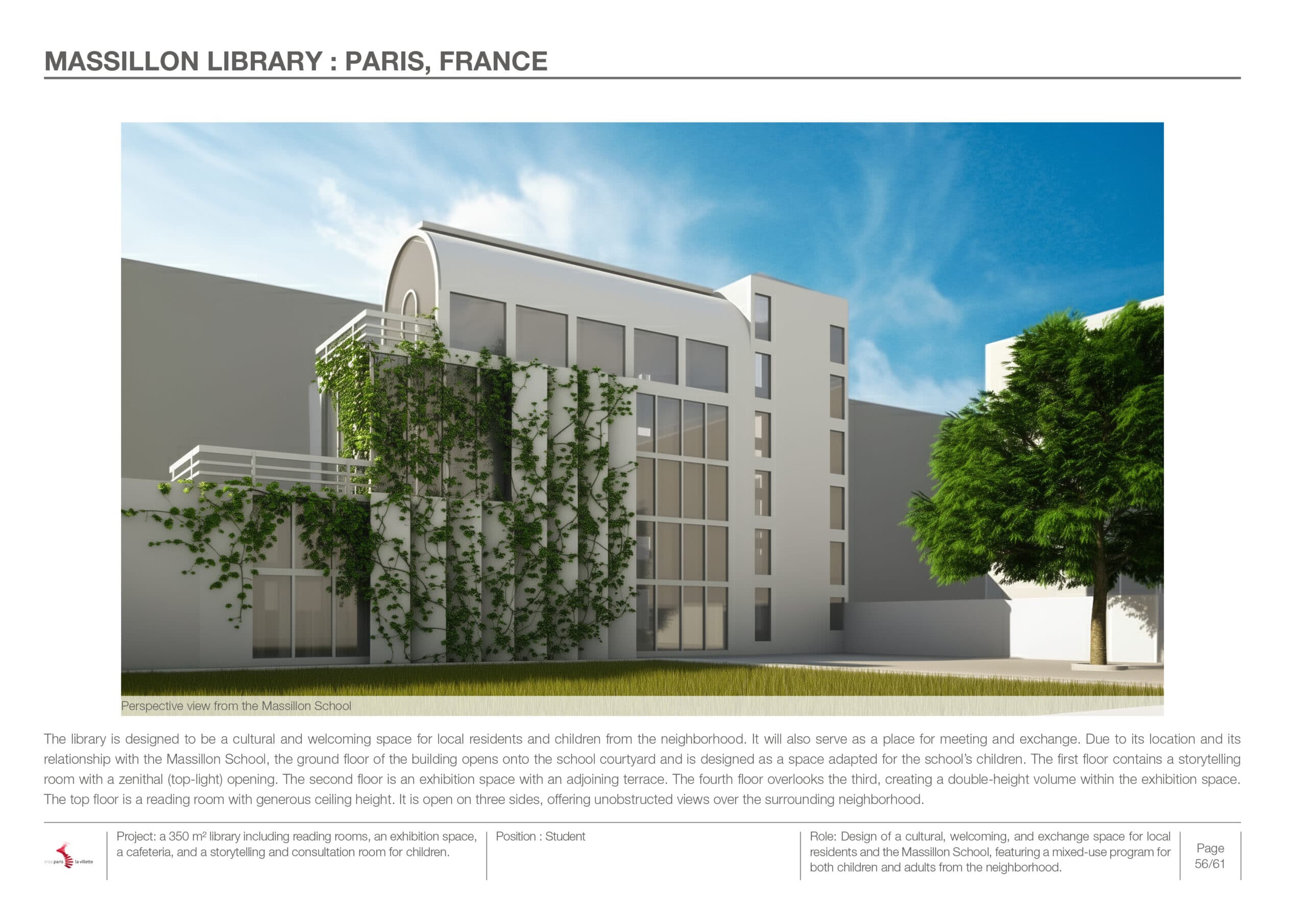 Massillon Library Paris, France