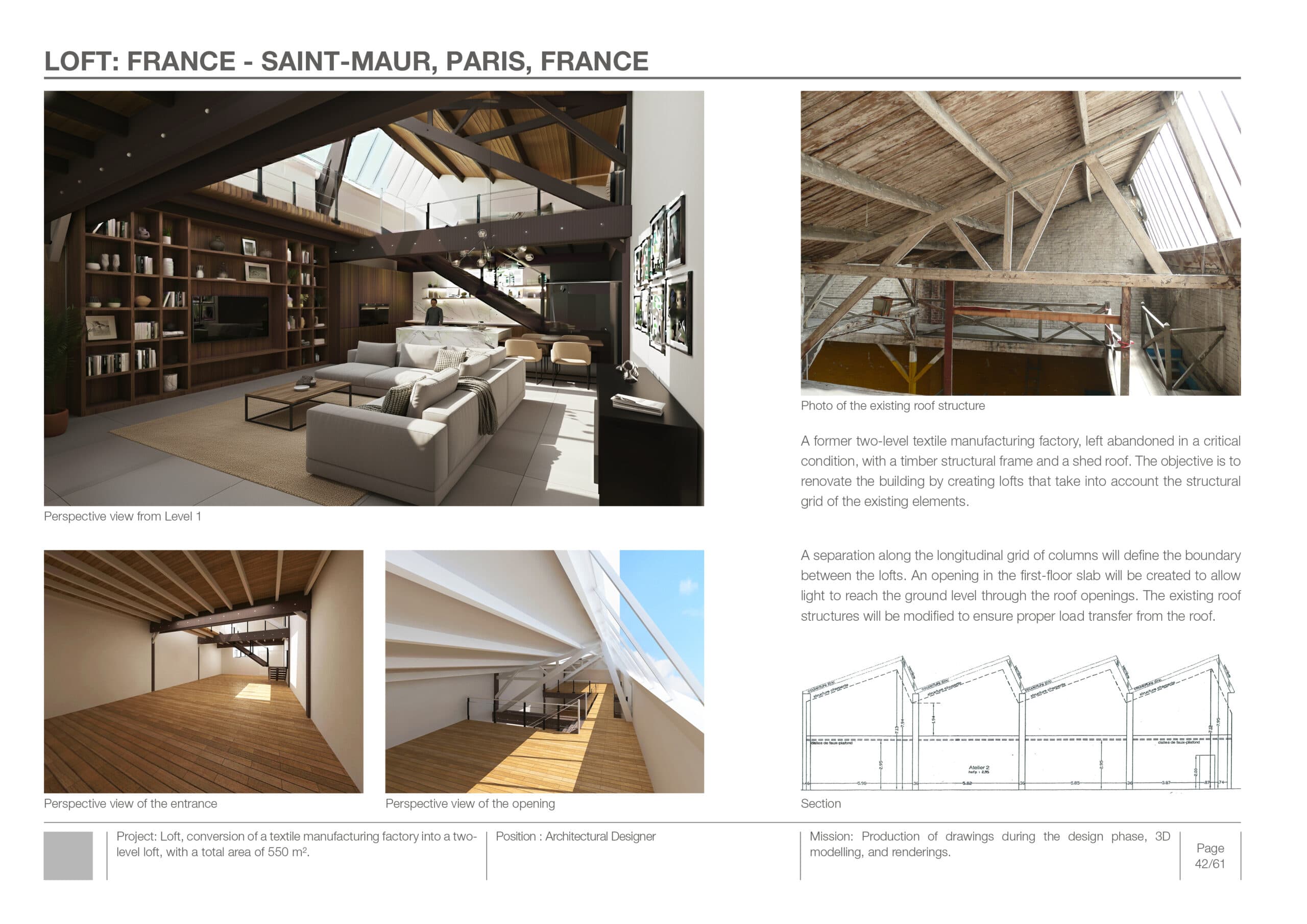 Loft Saint Maur, France