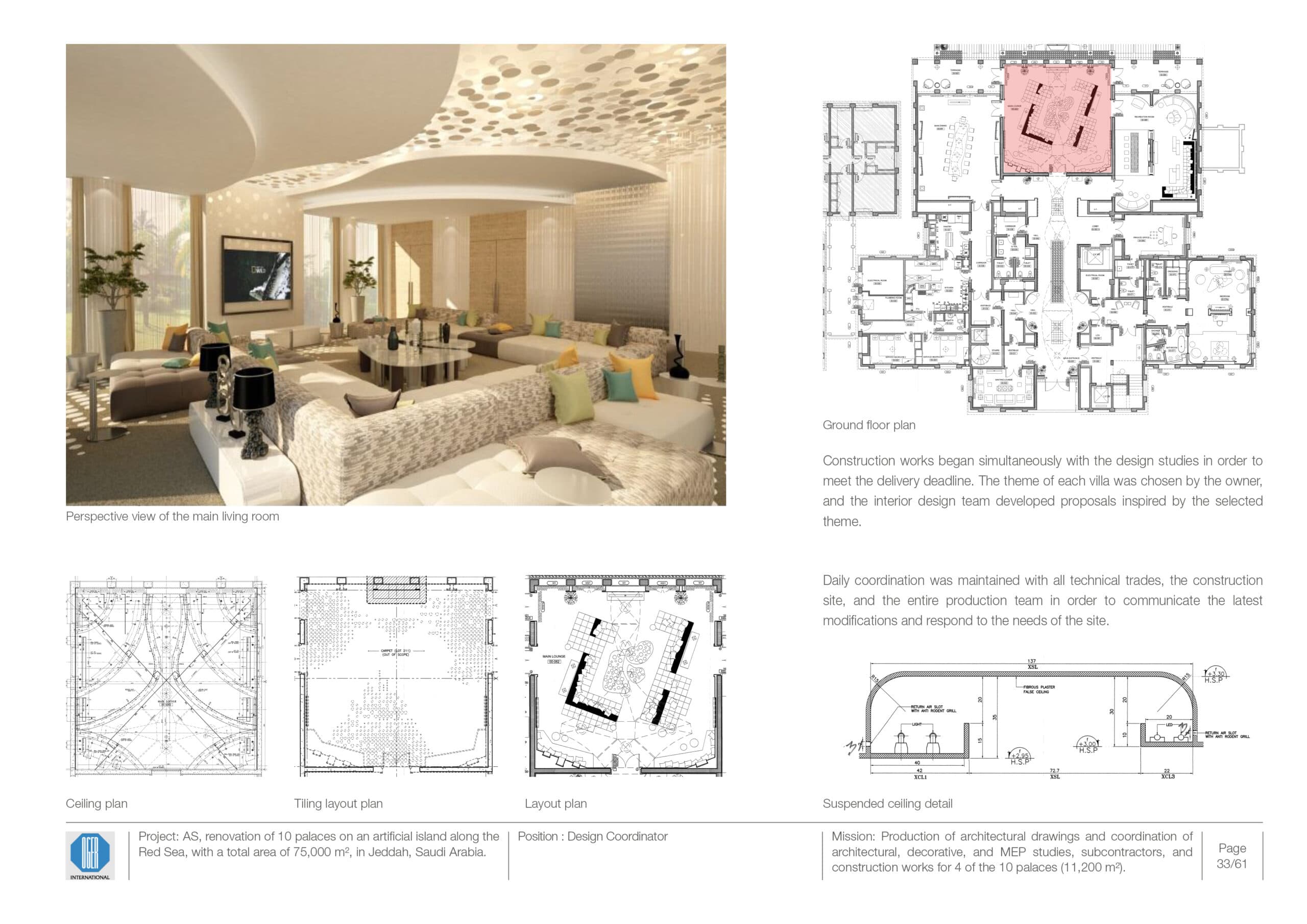 Palace Renovation Jeddah, Saudi Arabia