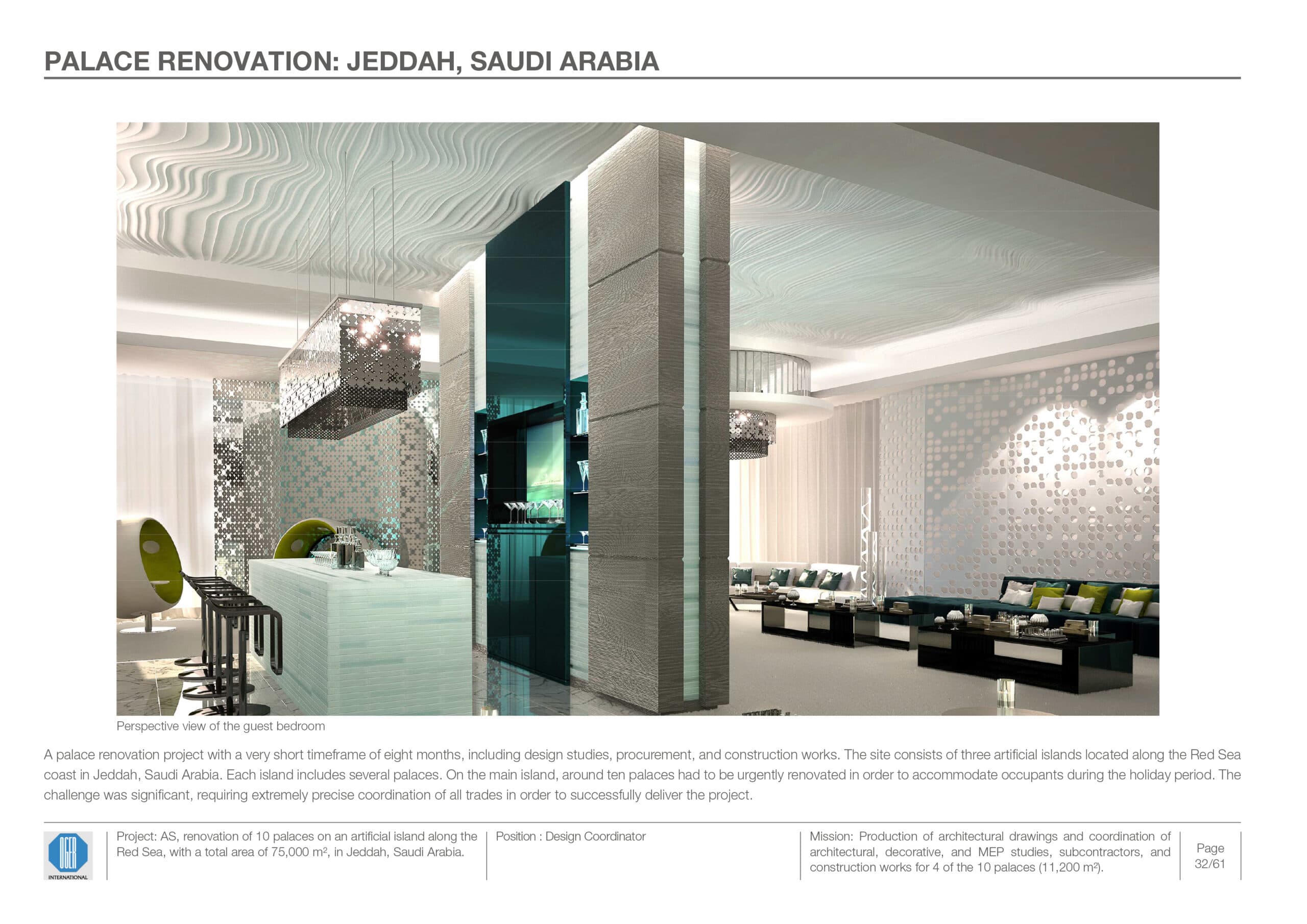Palace Renovation Jeddah, Saudi Arabia